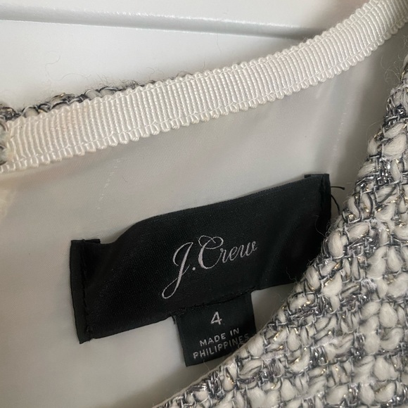 J.Crew Metallic Tweed Shift Dress - Picture 3 of 3